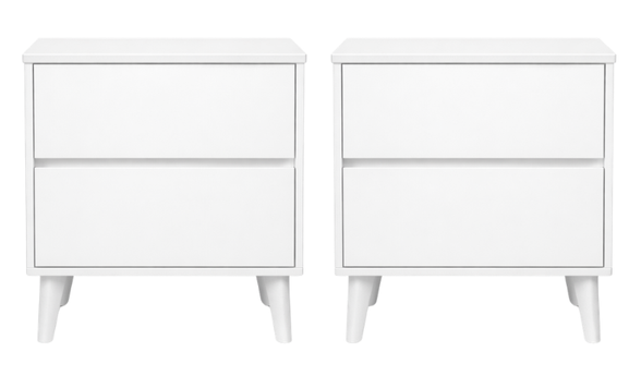Mesa de Noche Clean Line (2 Gavetas)
